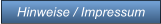 Hinweise / Impressum